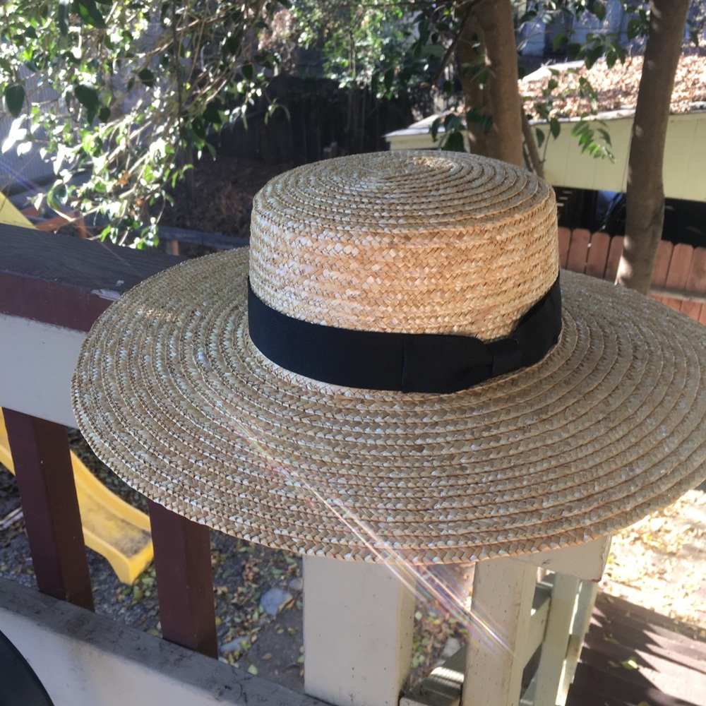 Lack of color Spencer Wide Brim Boater